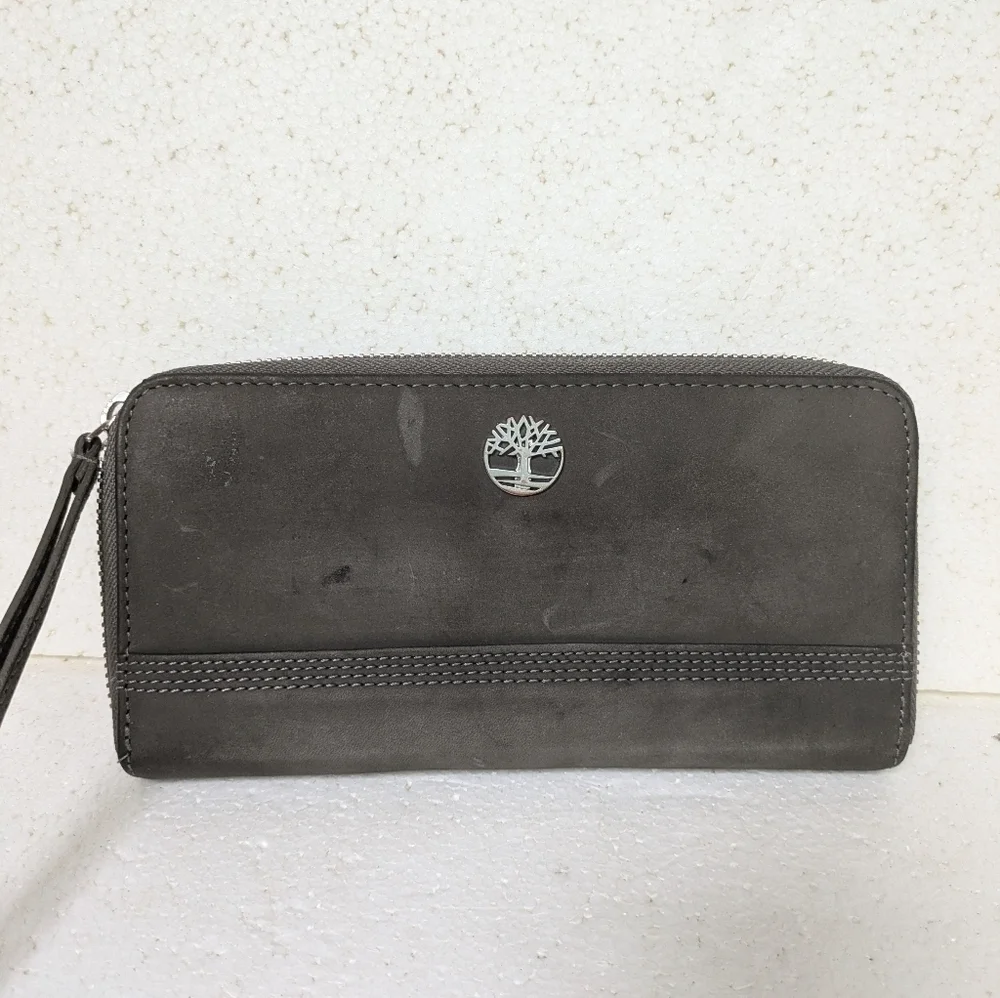 Timberland Gray Leather Wallet